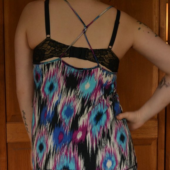 Multicolor Crossback Tank - Picture 2 of 2